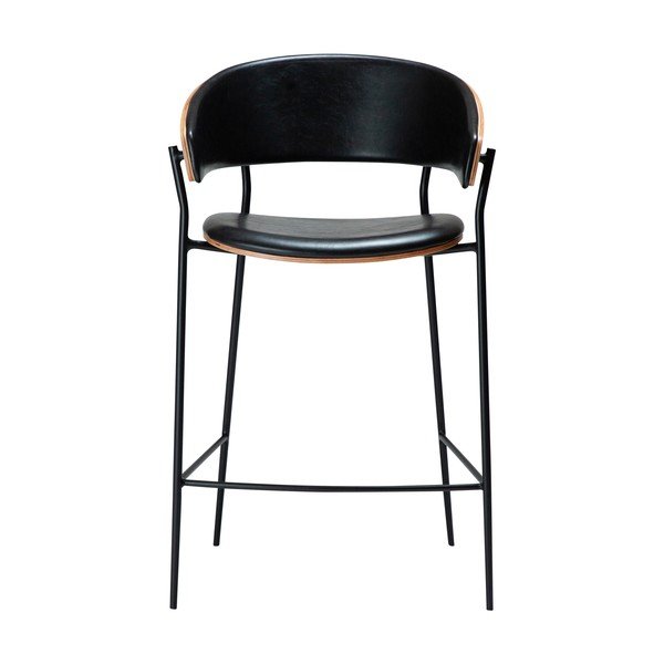 Sgabello da bar nero (altezza della seduta 63,5 cm) Crib – DAN-FORM Denmark-image-1