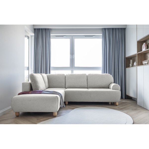 Divano letto angolare crema (angolo sinistro) Bouncy Olli - Miuform-image-3