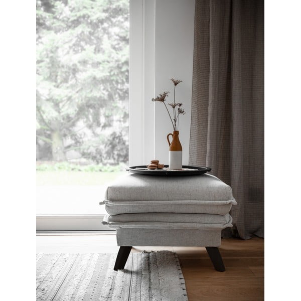 Pouf beige chiaro Charming Charlie - Miuform-image-3