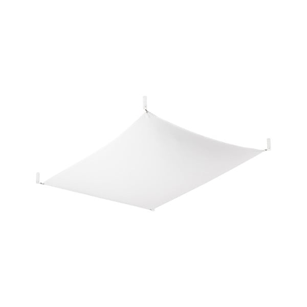 Lampada da soffitto bianca con paralume tessile 80x105 cm Viva - Nice Lamps