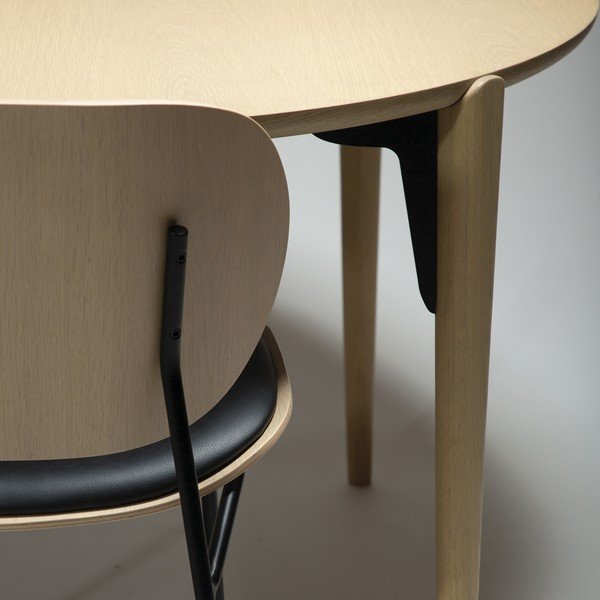 Tavolo da pranzo rotondo con effetto rovere ø 122 cm Paragon – DAN-FORM Denmark-image-1