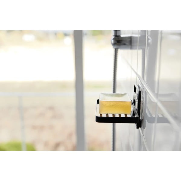 Portasapone in metallo nero autoportante Film Hook - YAMAZAKI-image-3