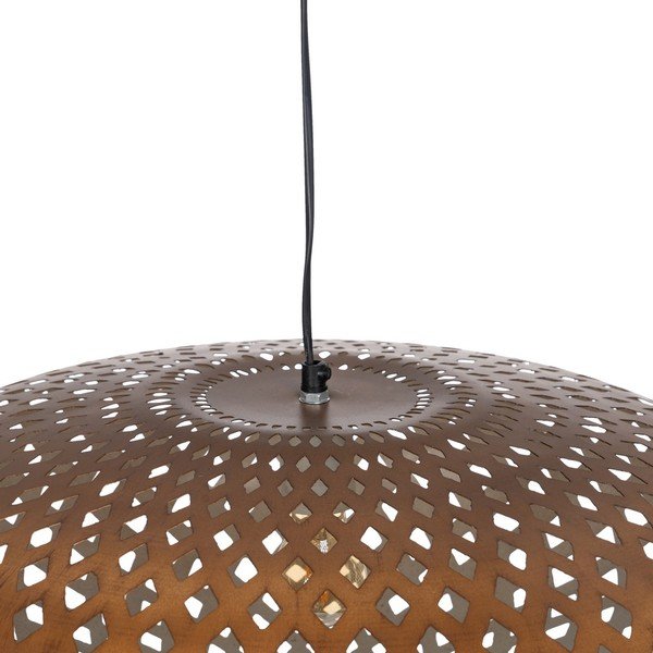 Lampadario color oro con paralume in metallo ø 56 cm - Ixia-image-4