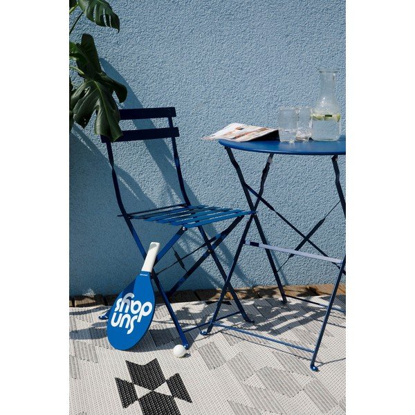 Set di mobili da giardino blu scuro Retro - Bonami Essentials-image-3