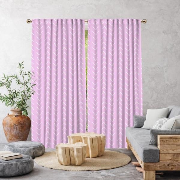 Tende rosa in set da 1 pz 260x140 cm - Cipcici