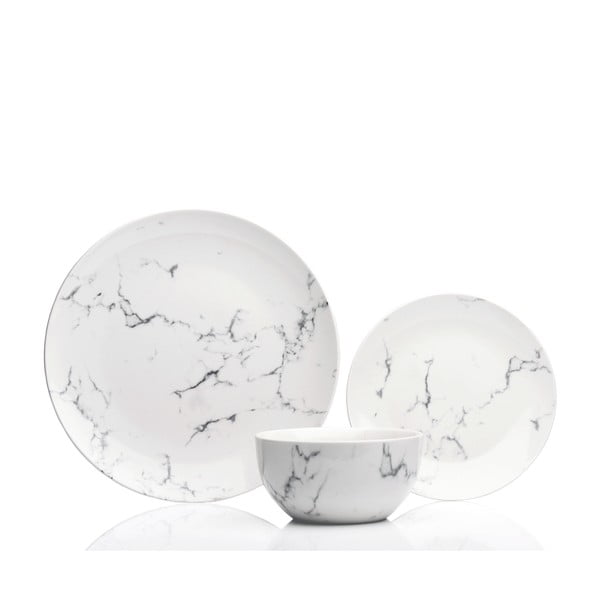 Set di stoviglie da 12 pezzi Marble - Sabichi