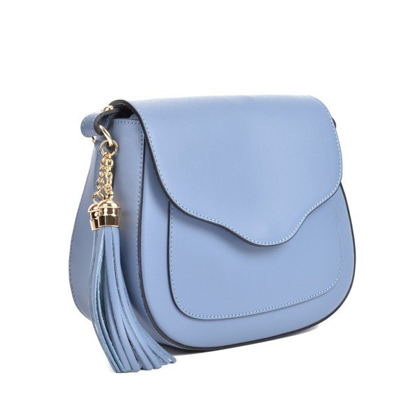 Borsa in pelle blu Karmo - Mangotti Bags-image-2