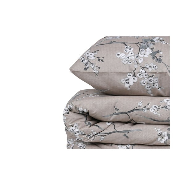 Biancheria da letto matrimoniale marrone in cotone Renforcé 240x220 cm Chicory - Mijolnir-image-3