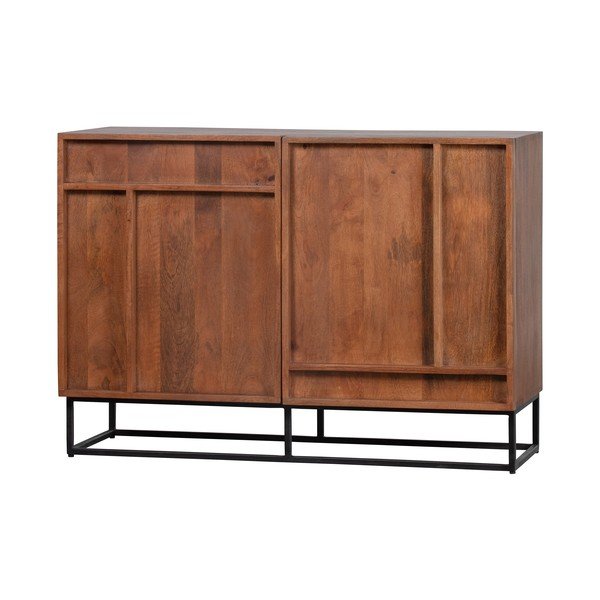 Cassettiera in legno di mango marrone Forrest - WOOOD-image-4