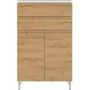 Mobile bagno basso bianco in rovere 60x97 cm Torrance - Germania