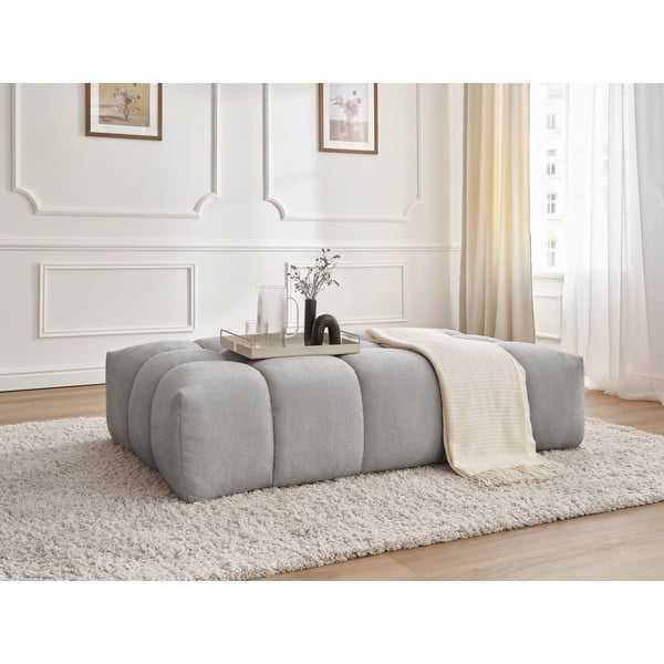 Poggiapiedi grigio chiaro Everest - Bobochic Paris-image-1