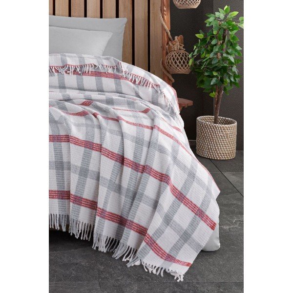 Copriletto grigio 150x200 cm Warm Soft – Mijolnir-image-1