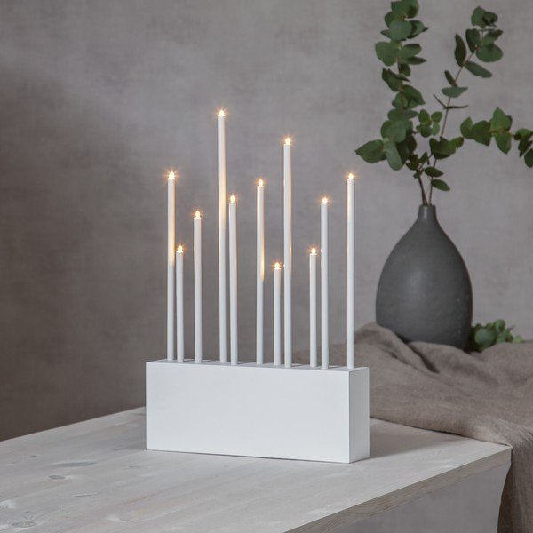 Portacandele LED con alimentazione a corrente (altezza totale 43 cm) Buzz – Star Trading