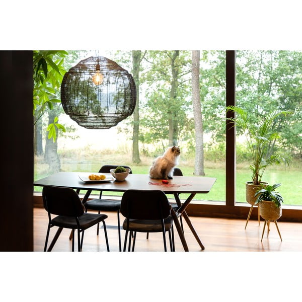 Lampadario nero ø 70 cm Meezan - Dutchbone-image-4