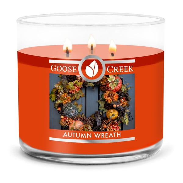 Candela profumata, durata di combustione 35 h Autumn Wreath - Goose Creek