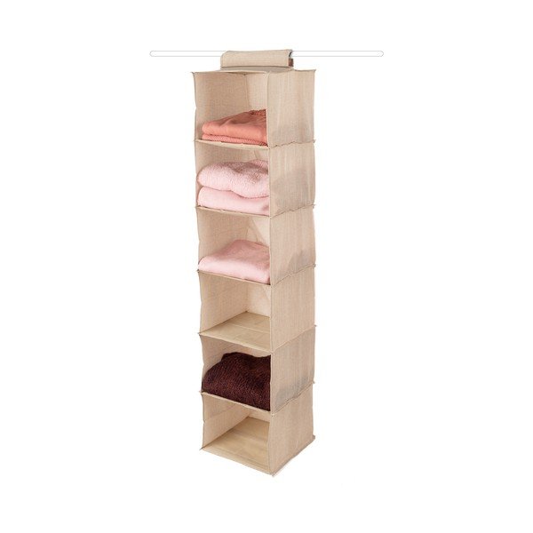 Organizer per armadi da appendere in tessuto Sandy – Compactor-image-3