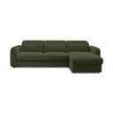 Divano angolare verde Achille – Bobochic Paris