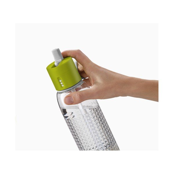 Bottiglia sportiva verde con contatore di riempimento , 750 ml Dot Active - Joseph Joseph-image-3