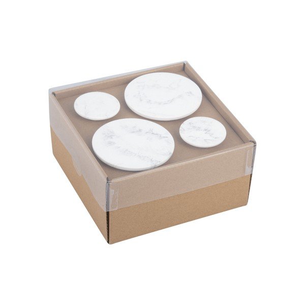 Set di 4 ganci bianchi Marmo - PT LIVING-image-2