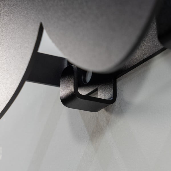 Attaccapanni da parete nero in metallo 35 cm Tumulo – Spinder Design-image-4