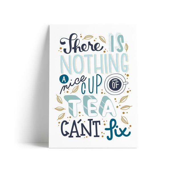Stampa con motivo, formato A4 A Nice Cup of Tea - Printintin