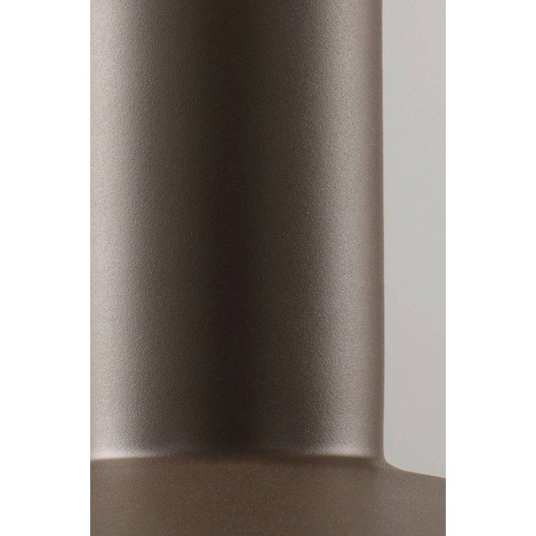 Lampadario marrone in alluminio con intensità regolabile ø 25 cm Evan – Jotex-image-3