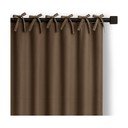 Tenda parzialmente oscurante marrone 140x250 cm Carli Tie – Restilo