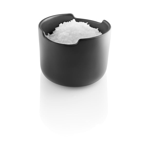Barattolo di sale in gres nero con coperchio in legno Nordic Nordic Kitchen - Eva Solo-image-3