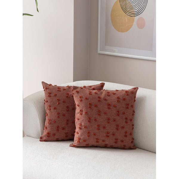 Federe decorative in set 2 pz 43x43 cm Tuffet – Mioli Decor-image-1