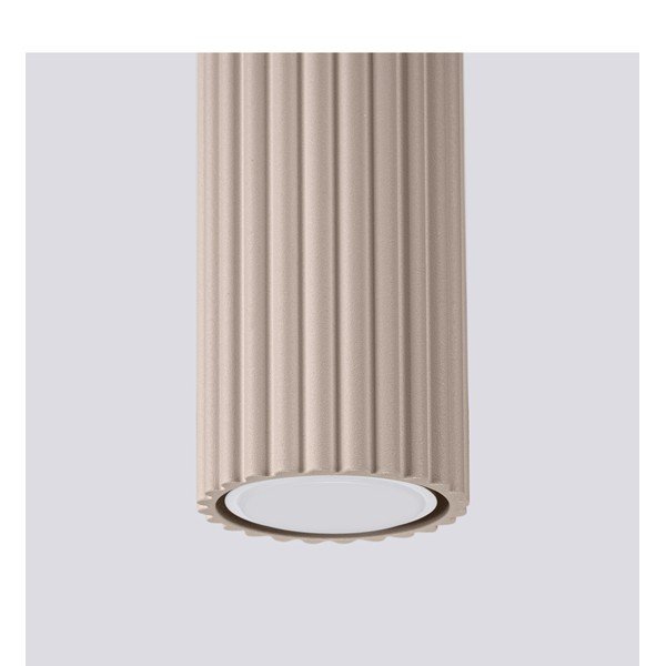 Faretto grigio tortora in metallo Gleam – Sollux-image-4