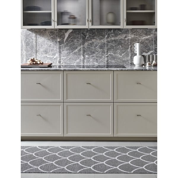 Tappeto da interno/esterno grigio 70x50 cm Kotte Charcoal – Pappelina-image-1