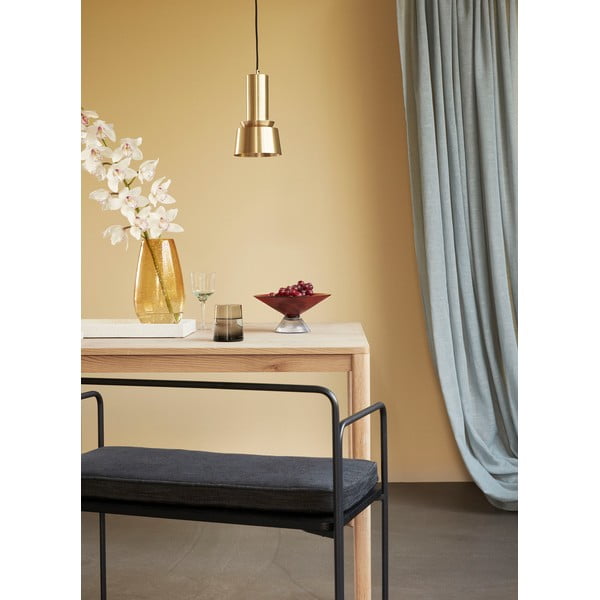 Vaso di vetro giallo fatto a mano Glow - Hübsch-image-1