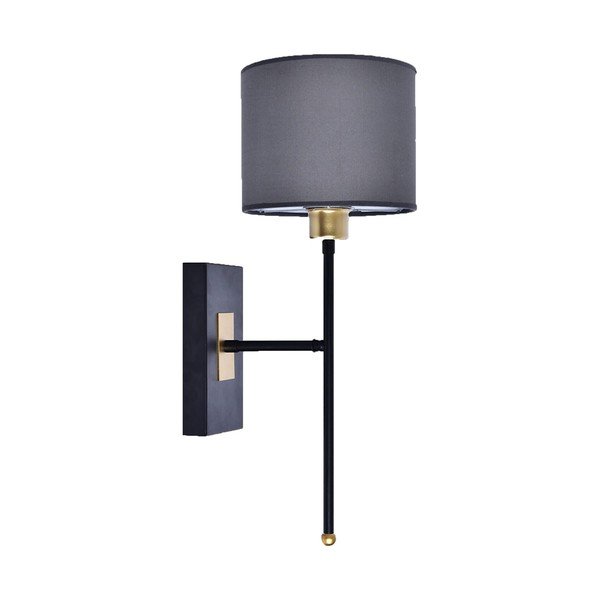 Lampada da parete nera/grigia Sconce T - Magenta Home