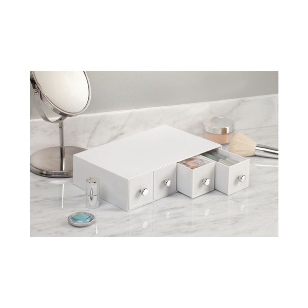 Organizer bianco con 4 cassetti Tower - iDesign-image-2