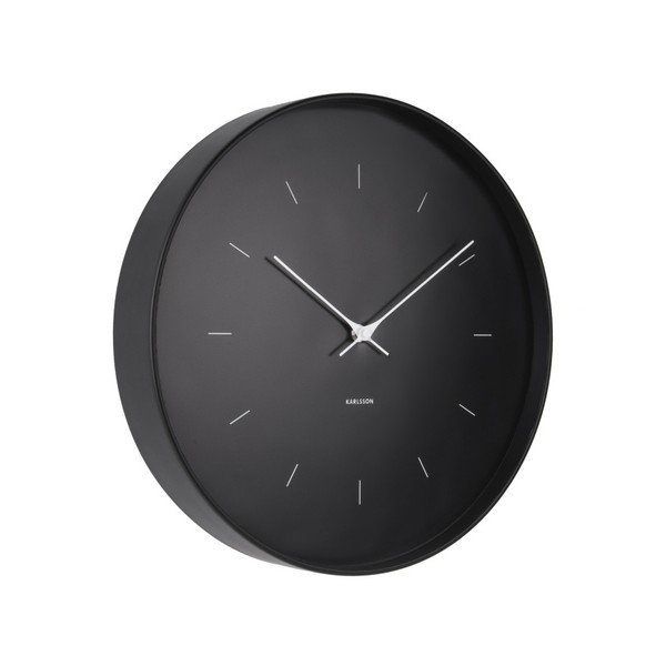 Orologio da parete nero Butterfly, Ø 37,5 cm Butterfly Hands - Karlsson-image-1