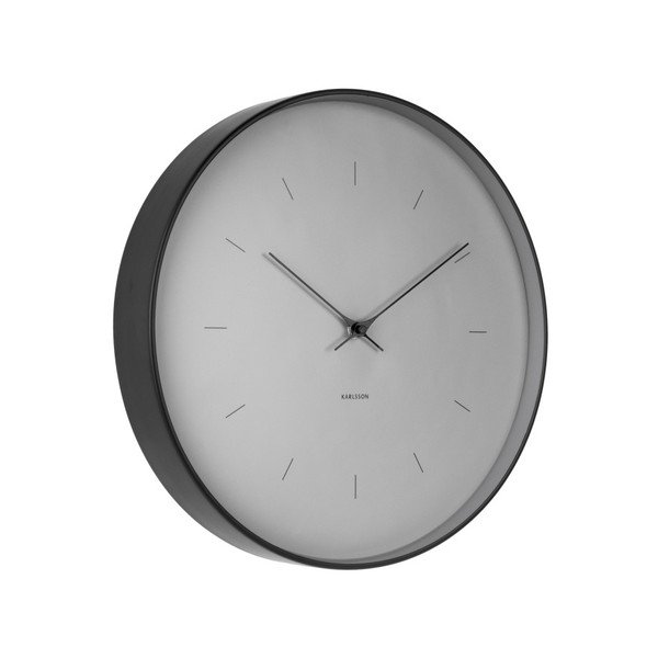 Orologio da parete grigio Butterfly, Ø 37,5 cm Butterfly Hands - Karlsson-image-1