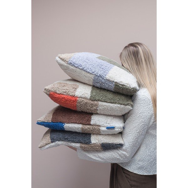 Federa decorativa in cotone 50x50 cm Brick – Mette Ditmer Denmark-image-3