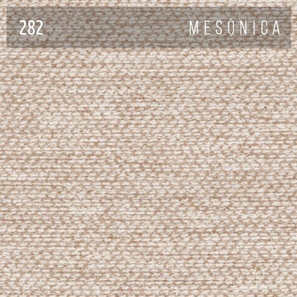 Letto matrimoniale imbottito color crema con rete inclusa 140x200 cm Alano – MESONICA-image-3