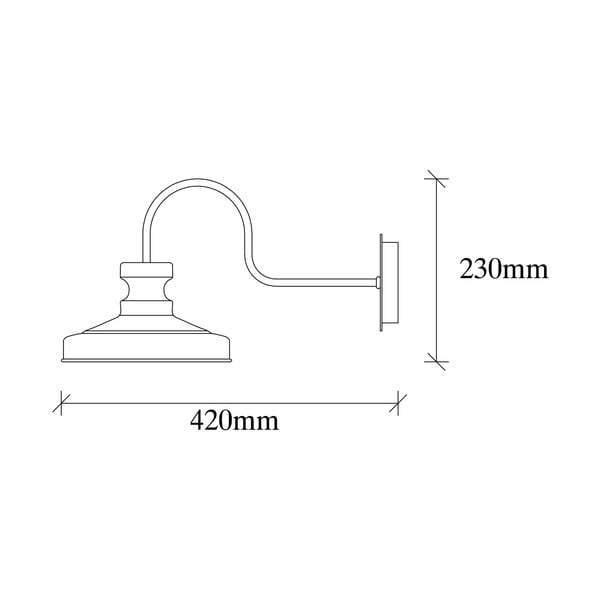 Lampada da parete nera ø 22 cm Kiruna – Opviq lights-image-4