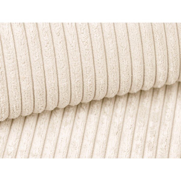 Divano angolare beige con rivestimento in velluto a coste Campi – Cosmopolitan Design-image-4