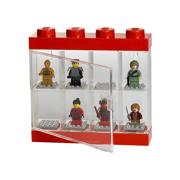 Scatola da collezione rossa e bianca per 8 minifigure - LEGO®-image-2