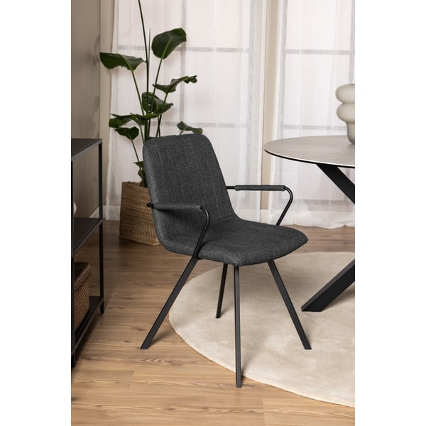 Sedie da pranzo grigio scuro in set di 2 Selina - Actona-image-1