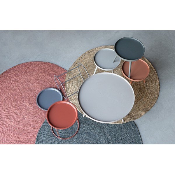 Tavolino grigio scuro , ø 41 cm Sasha - WOOOD-image-1