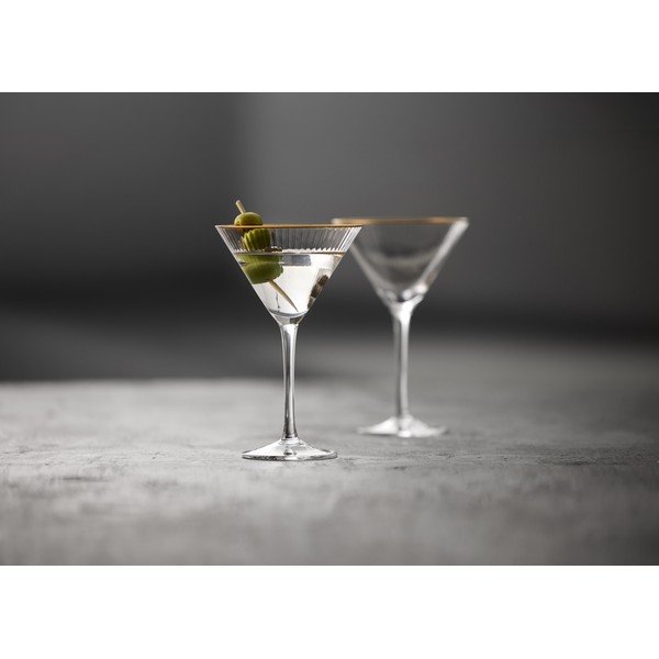 Set di bicchieri da cocktail 4 pz 250 ml Palermo – Lyngby Glas-image-1