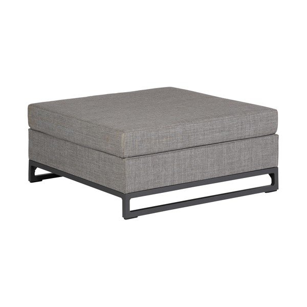 Pouf da giardino grigio Rhodos - Exotan