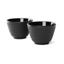 Set di 2 tazze da tè in ghisa nera, ⌀ 7,8 cm Jang - Bredemeijer