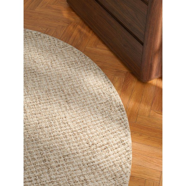 Tappeto rotondo di colore naturale in lana ø 160 cm Eloise – Hanse Home-image-2