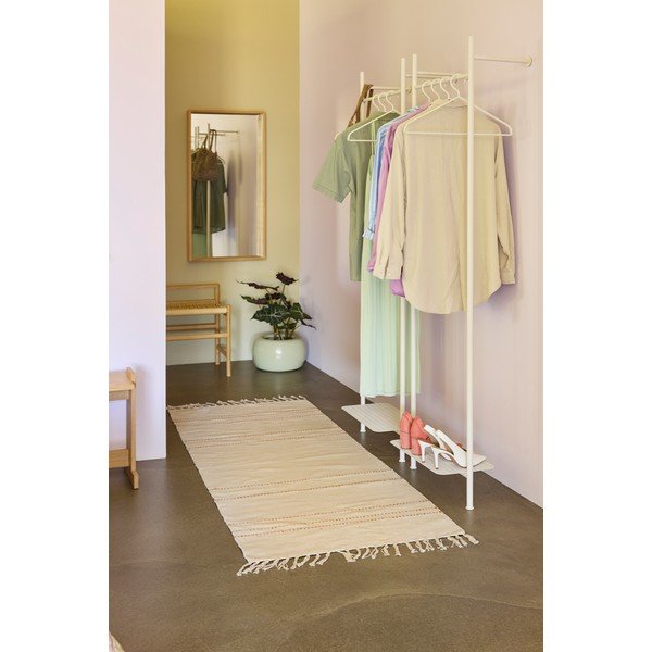 Stand appendiabiti grigio chiaro in metallo da parete 52x180x27 cm Nobly – Hübsch-image-1