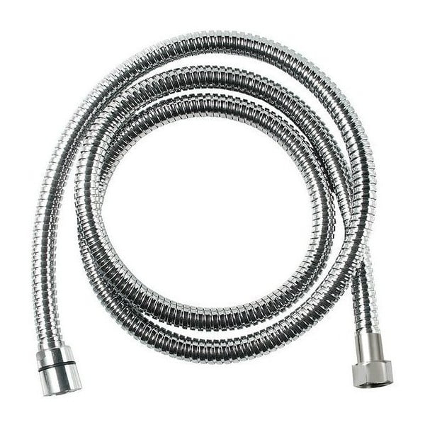 Tubo doccia in acciaio inox in argento lucido Powerflex - Sapho