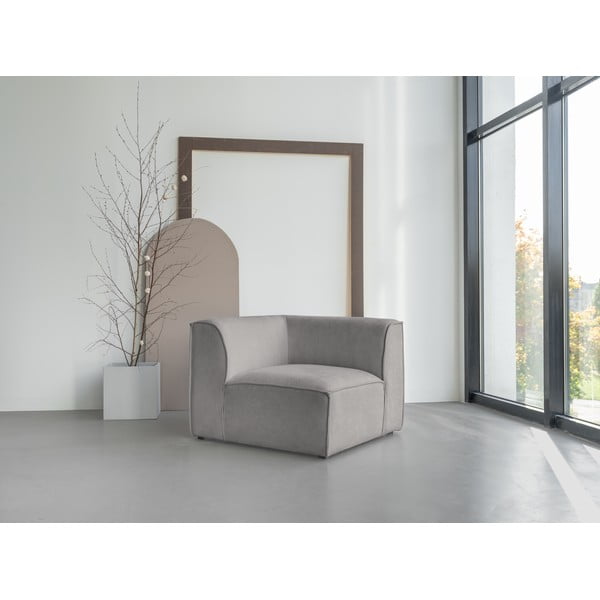 Divano componibile in grigio chiaro (con composizione variabile) Flex Felix – Miuform-image-1